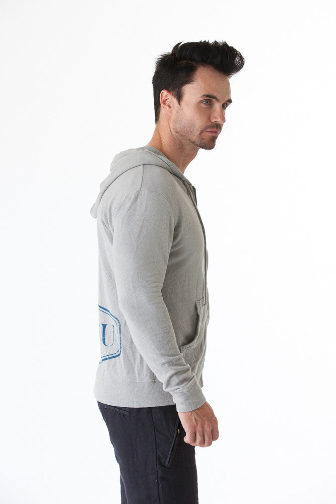 Malibu Surfboards Signature Hoodie in Dove Grey