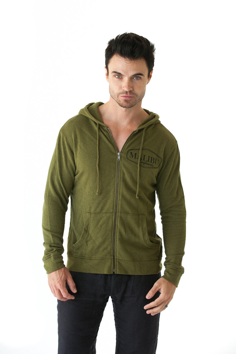 "Respect The Locals" Hoodie in Olive