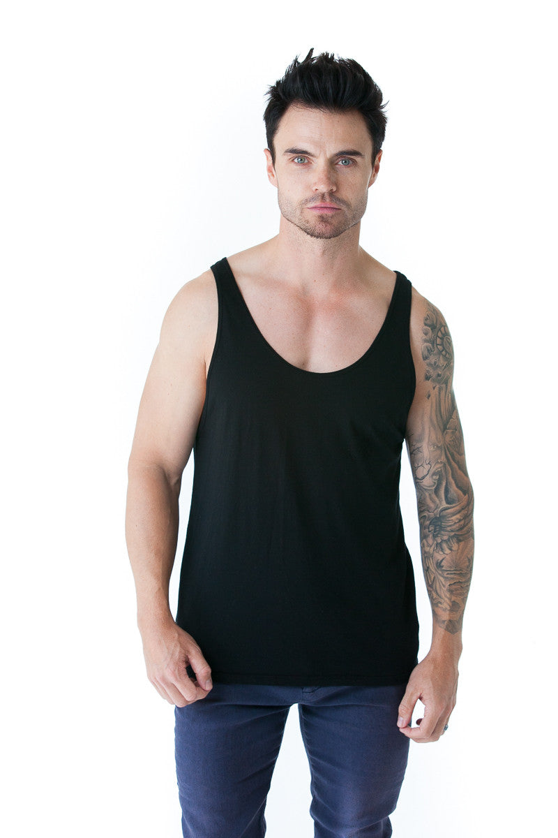 Malibu Muscle Tank (Black)