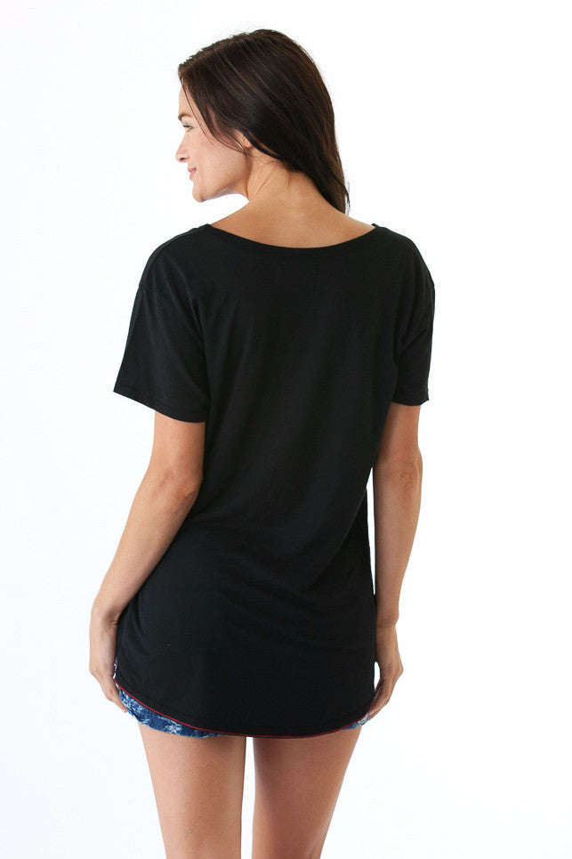 Women's Signature Boyfriend Tee (Black)
