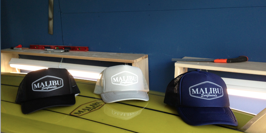 New Malibu Surfboards Trucker Hats