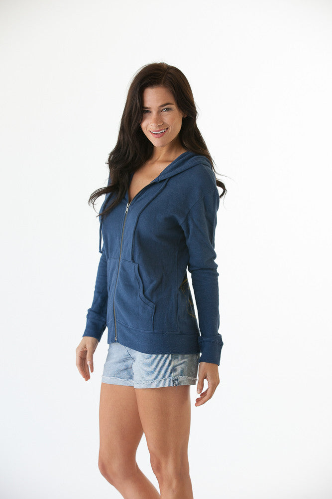 Women's Signature Hoodie in Ocean Blue