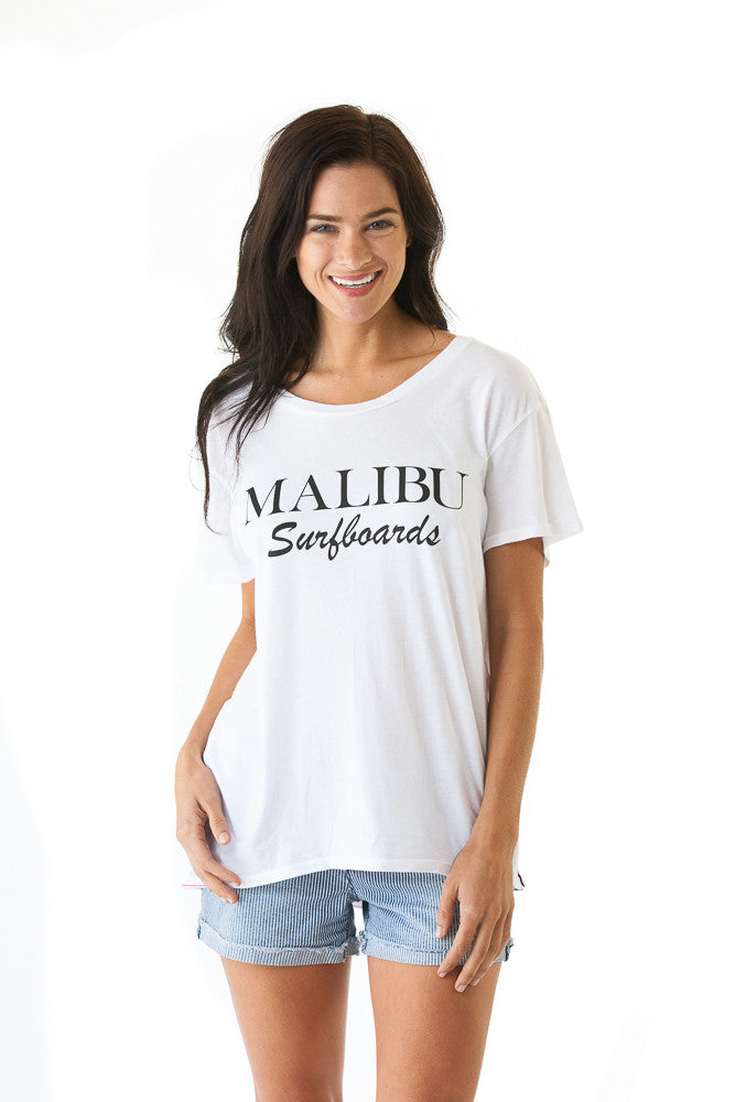 Women's Signature Boyfriend Tee (White)