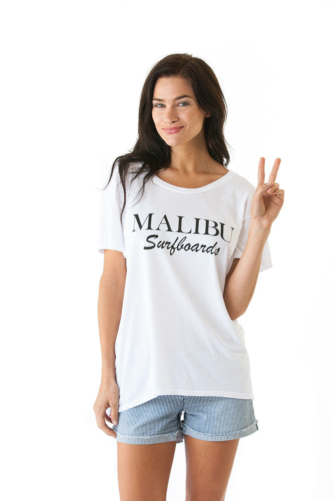 Women's Signature Boyfriend Tee (White)