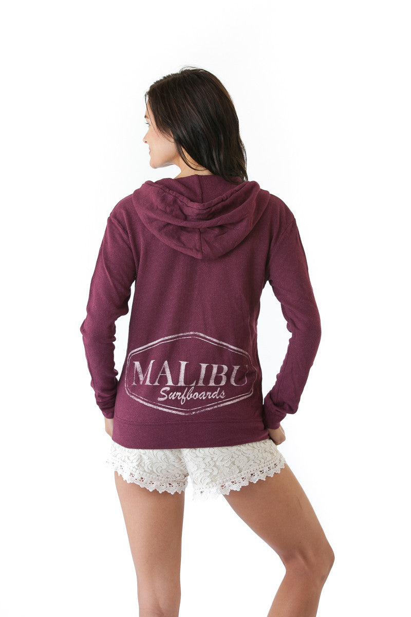 Women's Signature Hoodie in Burgundy