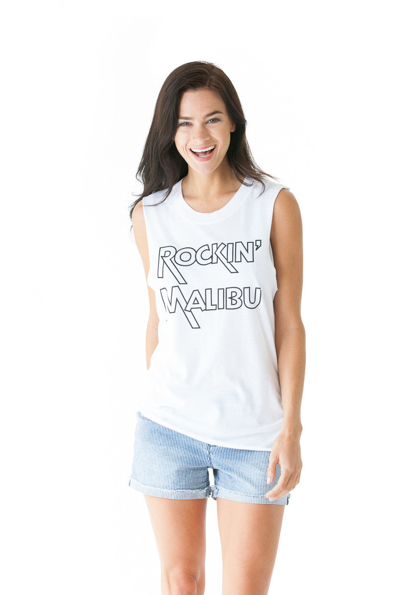"Rockin Malibu" Muscle Tank