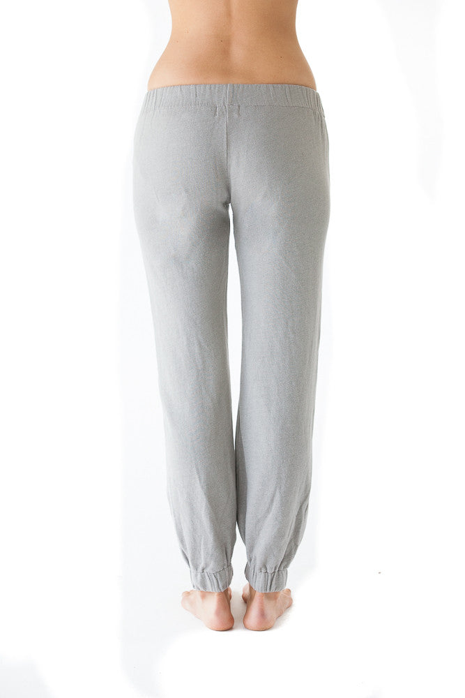 Women's Elastic Sweatpants in Dove Grey