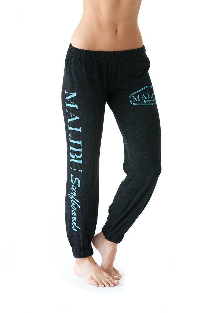 Women's Elastic Sweatpants in Black