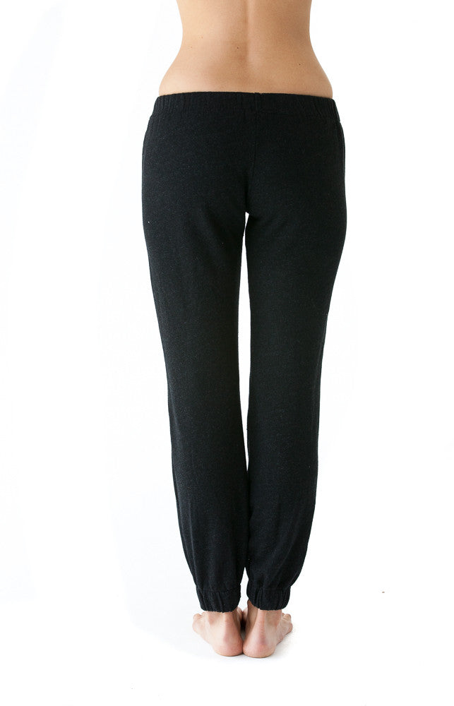 Women's Elastic Sweatpants in Black