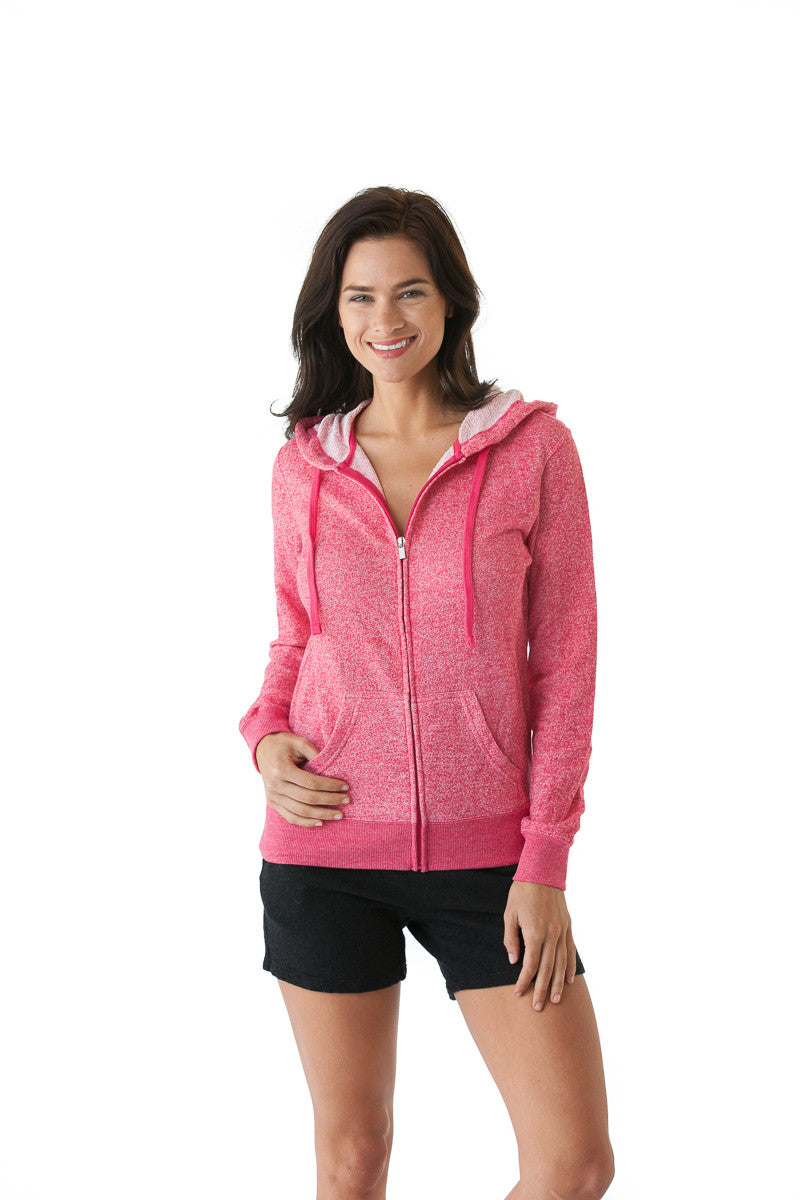 Women's Malibu Hoodie Heathered Pink