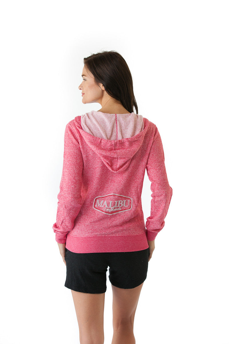 Women's Malibu Hoodie Heathered Pink