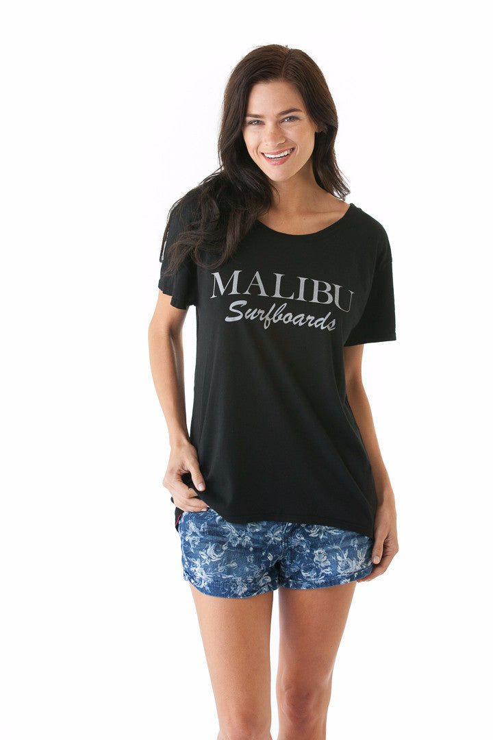 Women's Signature Boyfriend Tee (Black)